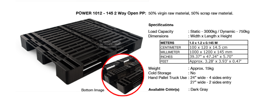 POWER 1012 - 145 2 Way Open PP