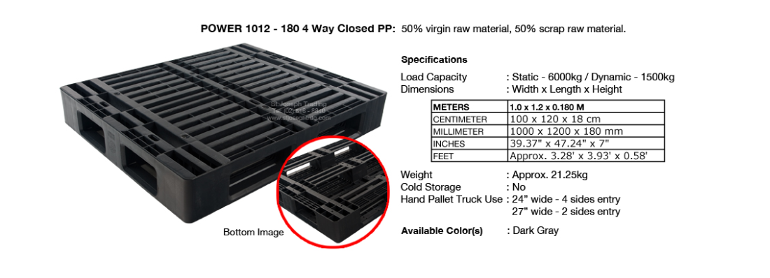 POWER 1012 - 180 4 Way Closed PP