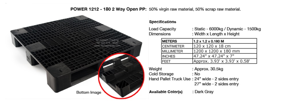 POWER 1012 - 180 2 Way Open PP